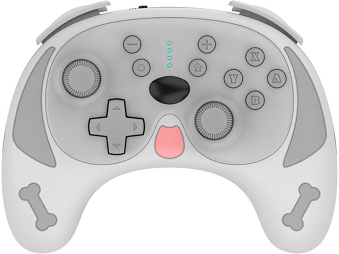 Controlador Cute Dog Switch Pro para Nintendo Switch/Switch Lite Controlador inalámbrico de dibujos animados Gamepad compatible con grabación de vibración dual ajustable YIZHOOD