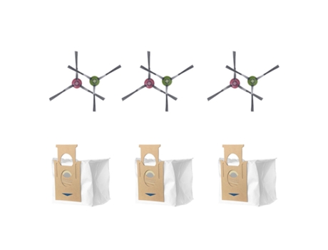 Bolsas de polvo para cepillo lateral Ecovacs T9 Power Max Aivi, accesorios de repuesto para Robot aspirador, 9 piezas