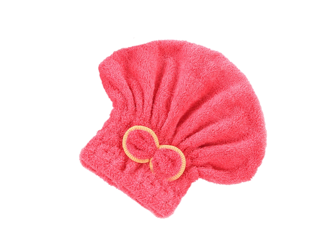 Conjunto de Toalla KOFIHETY Secar Cabello Paquete Súper Absorbentes Rojo - 3pcs (Talla Única)