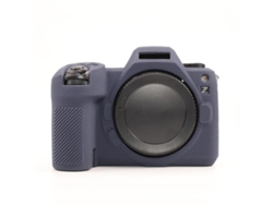 Capa Protetora De Silicone Macio Com Textura De Lichia Para Nikon Z6iii Azul Escuro