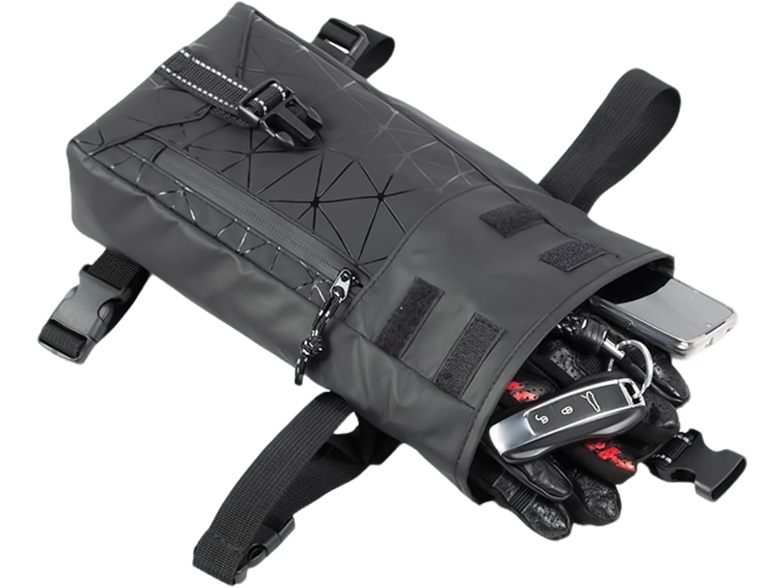 Bolsa de muslo para motocicleta, impermeable, reflectante y multifuncional: ideal para viajes, actividades al aire libre, acampada y senderismo. Gokoco