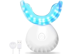 Luz Blanqueadora De Dientes 10 Veces Más Potente Luz Led Azul, Conexión Por Usb Blanca Siurn