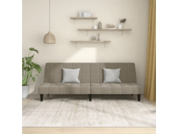 Sofá Cama Moderno Lovely Home Madera Terciopelo Gris (200x84.5x69cm)