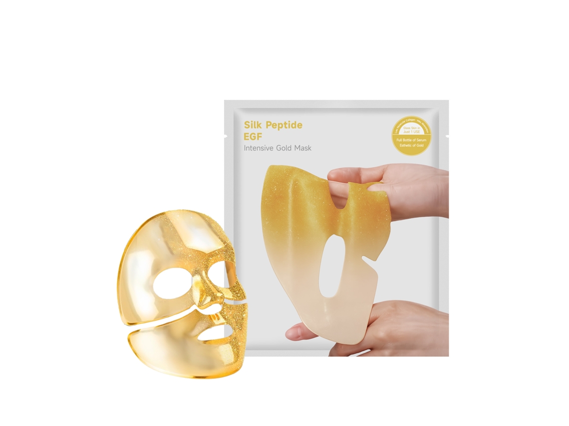 Mascarilla hidratante diaria Gold para una piel suave, sedosa y radiante.
