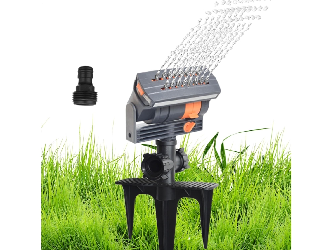 Sistema de riego para jardines | Sistema de riego rotatorio automático, sistema de riego ajustable para el mantenimiento del césped Chaberlu