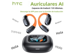 Auriculares Deportivos Inalámbricos Bluetooth V5.4 Ows Con Pantalla Táctil Lcd Y Traductor De Ia, Ajuste Abierto