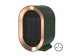 Calefactor Eléctrico Pequeño Para Interiores, Invierno, Cerámica, Multifuncional, Enchufe Británico, Verde Pqmuk