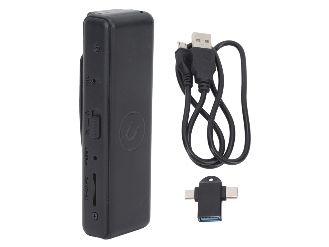 Cámara Mini Clip Posterior Hd Visión Nocturna Infrarroja Portátil Pequeña Para Hogar Exterior Oficina Zc M6