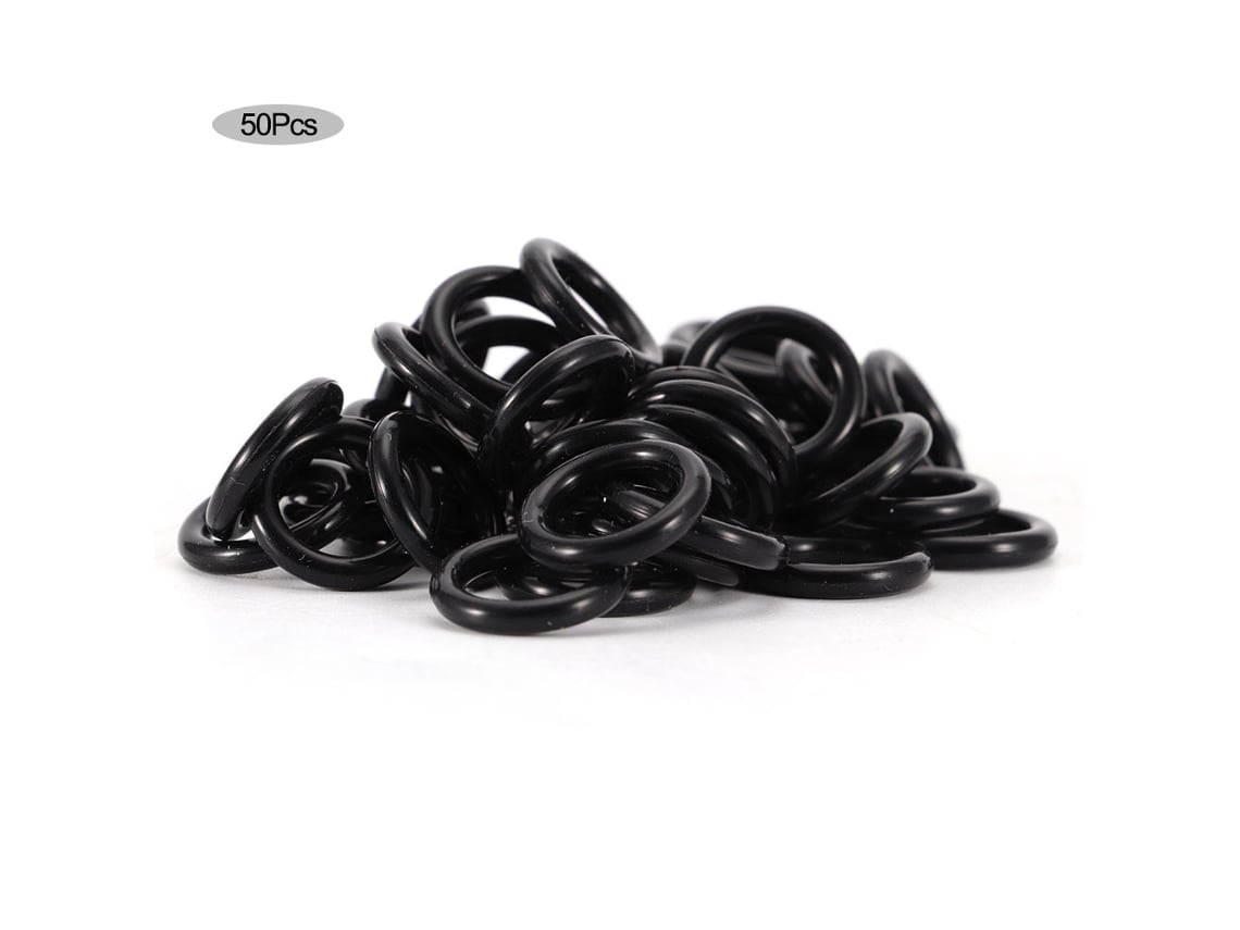 50 Anillos De Sellado Tipo O De Pvc Impermeables Para Juntas De Tuberías De Riego.