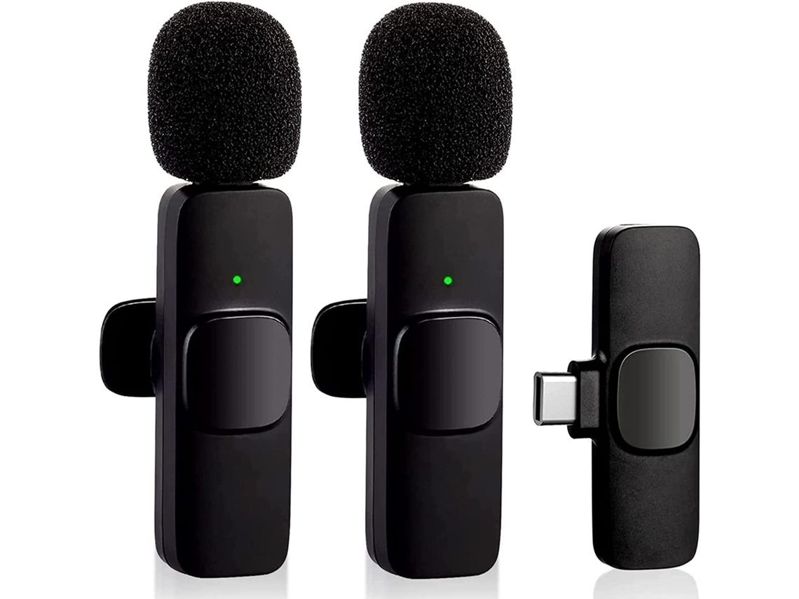 Micrófono Lavalier Inalámbrico Para Android, Micrófono Inalámbrico Plug-play Gertiz