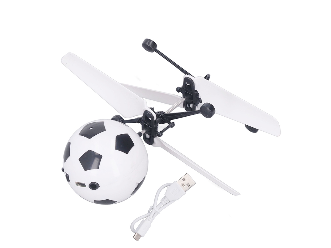 Pelota Voladora Teledirigida Con Luz Led Y Control Remoto, Juguete Para Niños Y Niñas (fútbol).