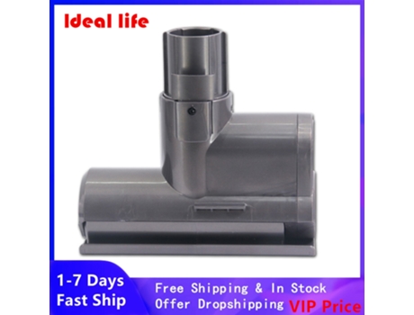 Mini boquilla de turbina de cepillo eléctrico para Dyson V6, boquilla de turbina de cepillo eléctrico para limpieza de sofás de tela, reemplazo de ...