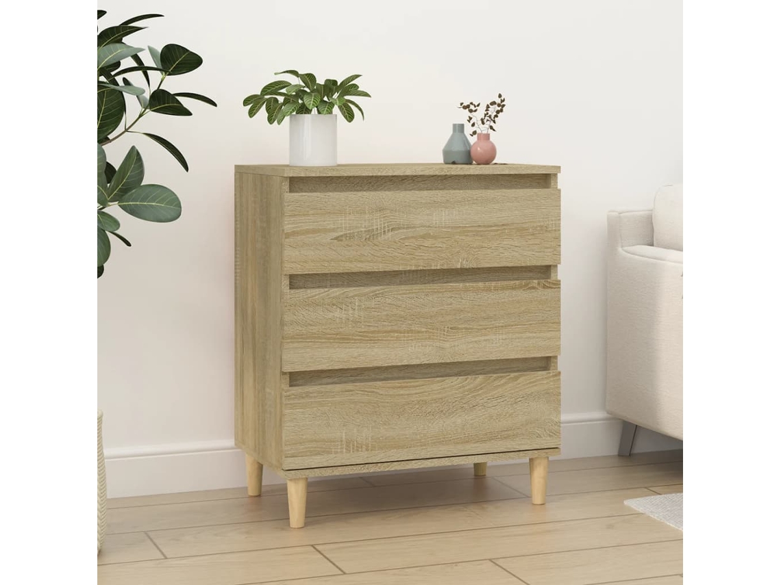Lovely Home Aparador 60X35X70 Cm Derivados de Madera Color Roble Sonoma