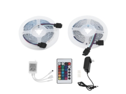 Tira de luces LED RGB flexible regulable de 10 m y 600 W (modelo 2026) para decoración del hogar y fiestas.