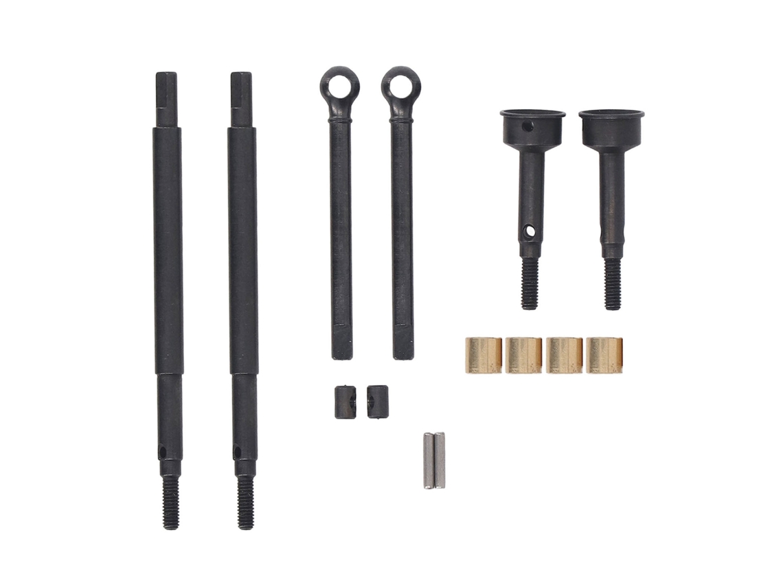 Mali eixo de Transmissão Cvd Dianteiro e Traseiro para Crawler Rc 1/18 Peças de Upgrade Aço Carbono 1144