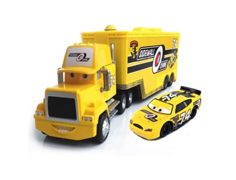 Muñeco GAATPOT 2Pcs/Lot Disney Pixar Cars Toys Lightning Mcqueen Mack Uncle Truck 1:55 Diecast Model Alloy Modle Figures Toys Gifts For Kids