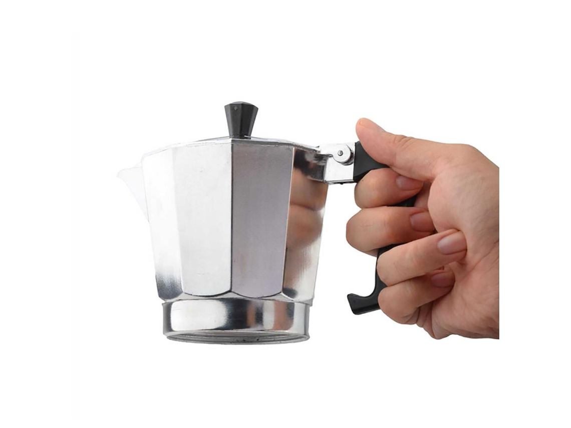 Haeger Moka Pot 6 Cafetera Aluminio 6 Tazas