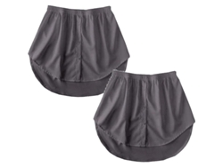 2026-2 Paquetes Extensores De Camisa Para Mujer, Faldas Mini, Faldas De Blusa, Faldas Interiores Ajustables Con Cintura Elástica