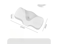 Almohada Cervical Ergonómica De Espuma Viscoelástica Para Aliviar El Dolor De Cuello (gris) Cuich