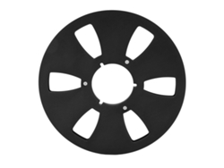 Carrete De Cinta Vacío De Aleación De Aluminio De 10 Pulgadas Y 1/4" Con 6 Orificios, Universal Para Grabadoras De Cinta.