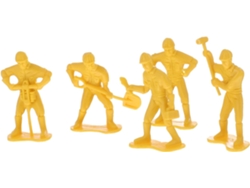 Kit De Modelismo De 45 Piezas: Figuras De Un Equipo De Reparación De Emergencia, Trabajadores E Ingenieros.