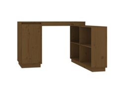 Maison Exclusive - Escritorio De Madera Maciza De Pino Marrón Miel 110x50x75 Cm