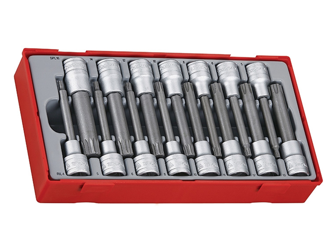 TENGTOOLS 143880102 Juego de 15 Vasos 1/2 Ttrs15