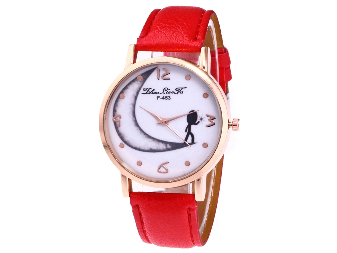 Reloj De Mujer Zhoulianfa De Cuero Pu Dial Redondo De Cuarzo