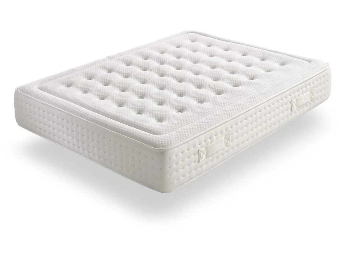 Colchón Visco  Muelles Ensacados Natur Premium 90X200 IKON SLEEP 31 cm  firmeza media-alta 5 cm visco gel