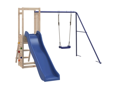 Parque Infantil De Exterior VIDAXL Marrón Madera
