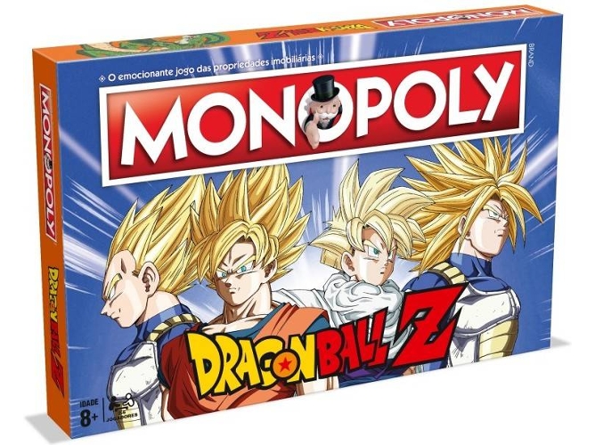 Juego de Mesa Monopoly Dragon Ball Z (Portugués - Edad Mínima: 9)