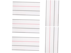 5 Tiras Magnéticas Para Escribir Frases, Con Cuadrícula Borrable En Seco, Para Pizarra Blanca De Aula.