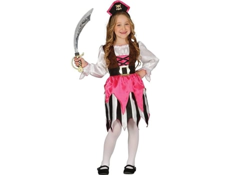 Disfraz de Niña GENERICO Pirata Rosa