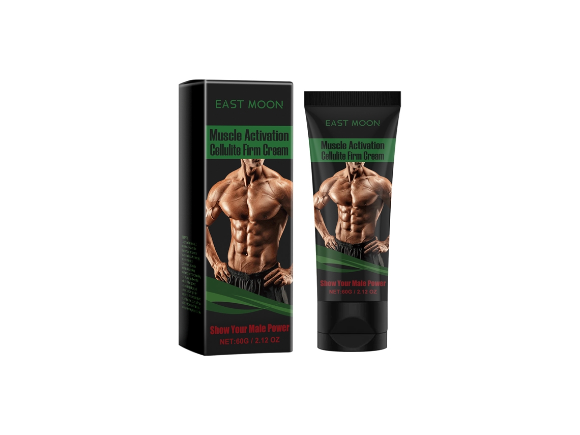 Crema East Moon para el cuidado muscular masculino: para el fitness, el ejercicio, la reafirmación y el modelado muscular.