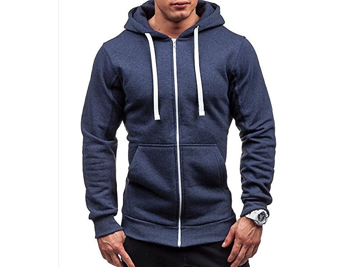2026-chaqueta Para Hombre Con Cremallera Y Capucha Sudadera De Invierno Y Otoño
