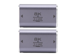 Adaptador Acoplador Hembra A Hembra De 2 Piezas, Interfaz Multimedia Hd 8k 3d Para Proyectores Hdtv.