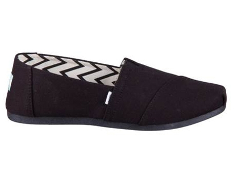 Zapatillas Deportivas TOMS Alpargata (Negro - Material Sintético- 42,5)