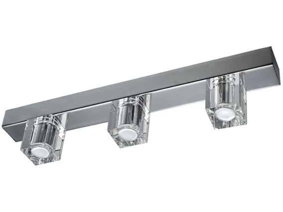 Aplique CRISTALRECORD Hydros 43-603-01-001 (Plateado - G9 - 40 W - Metal)