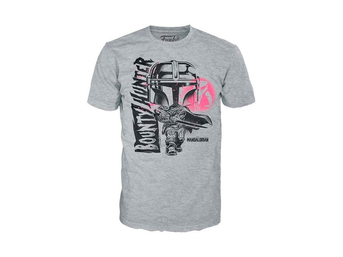 Camiseta FUNKO The Mandalorian Gris (Talla: L)