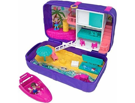 Set de Juguetes POLLY POCKET Hidden Places Beach Vibes Backpack (Edad Mínima: 4 Años - 12.99x10.24x2.76 cm)