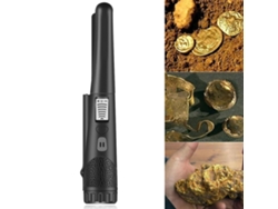 Detector de metales de alta sensibilidad con indicador LED de un botón Detector de oro con funda de tela negra CHRUI