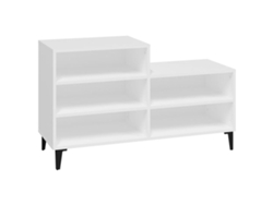 Maison Exclusive - Mueble Zapatero Madera Contrachapada Blanco 102x36x60 Cm