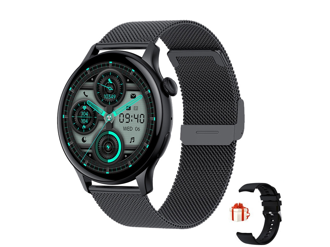 Smartwatch Yizhood Hk85 1.43 Pulgadas Llamada Bluetooth Ip68 Impermeable (android E Ios Negro)