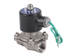 Válvula Solenoide De Acción Directa, Acero Inoxidable 304, Normalmente Cerrada, 1/2 Pulgada, 24 V Ca, Industrial.