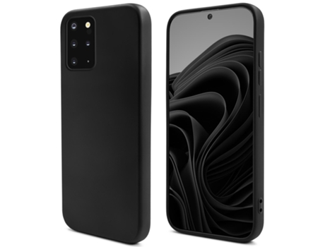 Estilo de Vida Temperamental. Funda de Silicona para Samsung S20 Plus Negro - Funda Ligera de Silicona Líquida con Acabado Mate y Forro de Microfib...