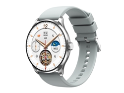 Smartwatch ZW86 con pantalla AMOLED 2.5D de 1,43 pulgadas (466x466), Bluetooth 5.1, monitor de frecuencia cardíaca y oxígeno en sangre (plateado)
