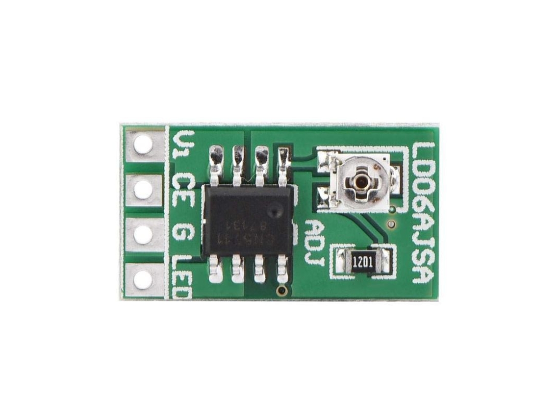 Controlador Led De Corriente Ajustable, Módulo De Corriente Constante De 30-1500 Ma Para Led De Iones De Litio 18650, Cc 3,3 V, 3,7 V, 5 V.