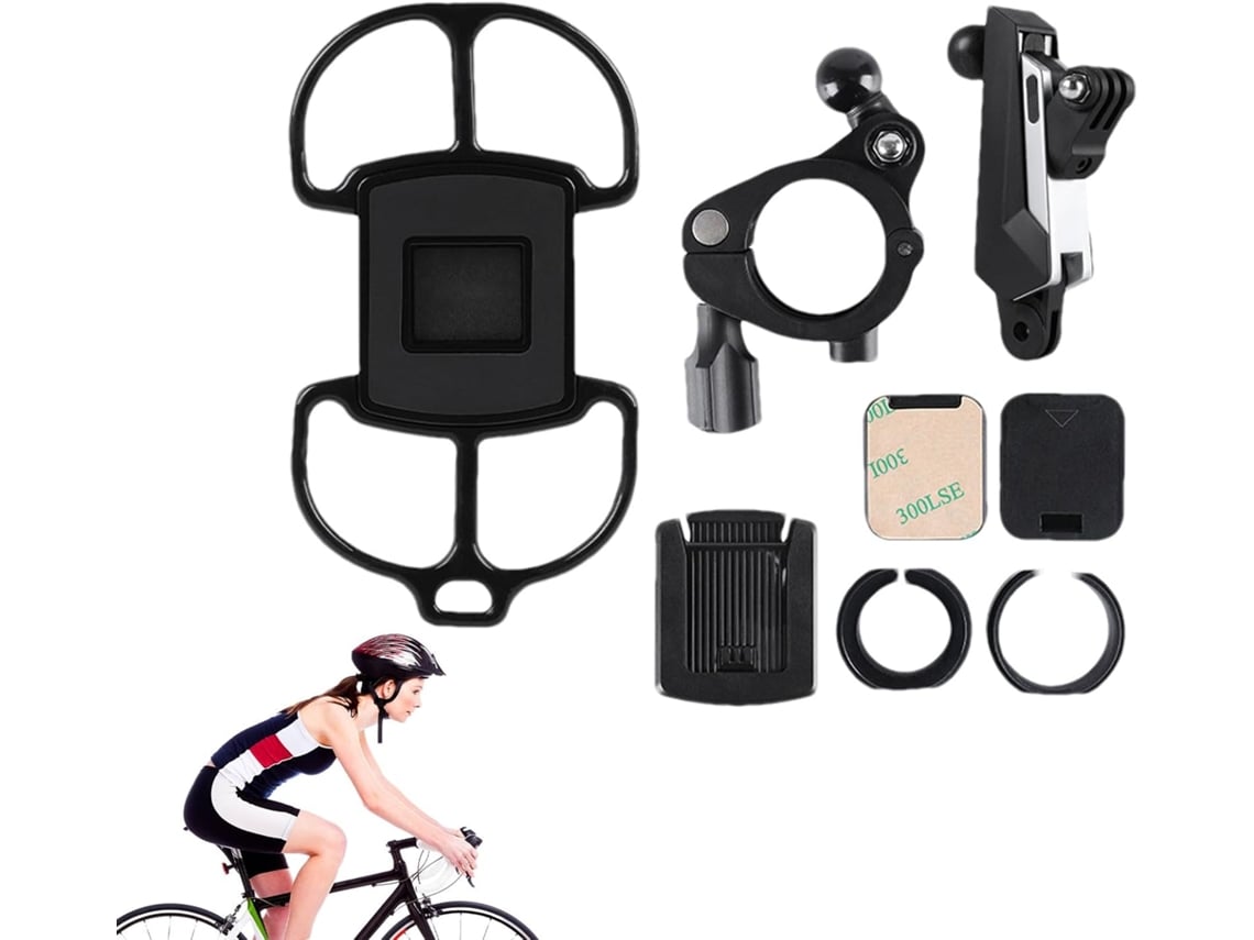 Soporte Para Teléfono Para Bicicleta | Soporte Con Abrazadera Y Rotación De 360 Grados Para Patinete