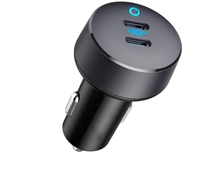 Cargador Automóvel Poweriq Tipo Powerdrive Iii Duo RADIODDITY Negro