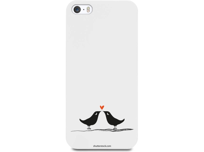 Funda iPhone 5, 5s MUVIT MUPRBKCIP5S1167 Blanco